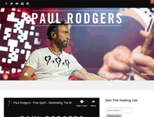 Tablet Screenshot of paulrodgers.com